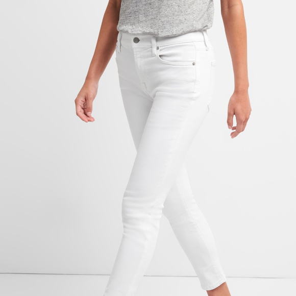 GAP Denim - GAP white premium skinny jeans